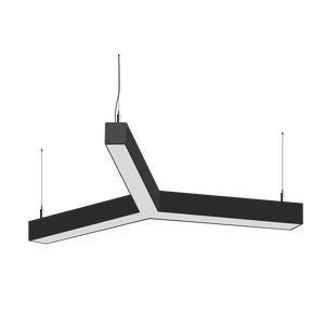 Фото Светодиодный фигурный светильник MS-TRINITY Y-образный 3x750mm 80W 3000/4000/6000К