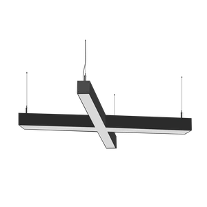 Фото Светодиодный фигурный светильник MS-CROSS X-образный 4х500mm 80W 3000/4000/6000K