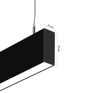 Фото Подвесной светильник MS-LINEAR Линейный 90х35 2000mm 40W 3000/4000/6000К